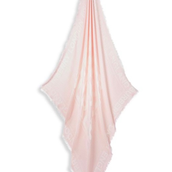 BNWT BURBERRY STRIPED LOGO JACQUARD LARGE SQUARE SCALF - Picture 5 of 14